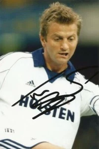 TOTTENHAM: TIM SHERWOOD SIGNED 6x4 ACTION PHOTO+COA - Picture 1 of 1