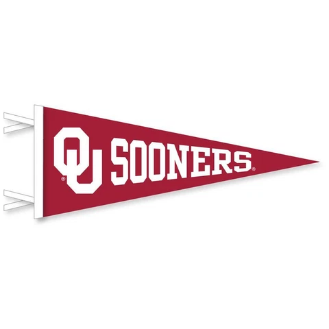 Oklahoma Sooners Wool Felt Pennant - 9" x 24" Cover