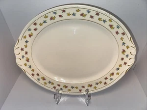 Vintage Serving Plate Homer Laughlin Egg Shell Georgian 13.5"X10.75" Oval - Picture 1 of 5