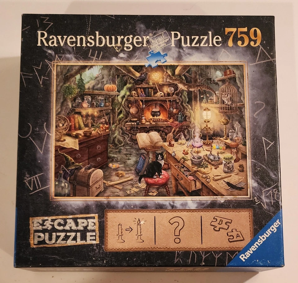 Ravensburger Witch's Kitchen Escape Jigsaw Puzzle 759 PC Fast