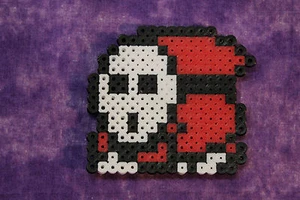Super Mario - Shy Guy - Magnet or Coaster - Foto 1 di 2
