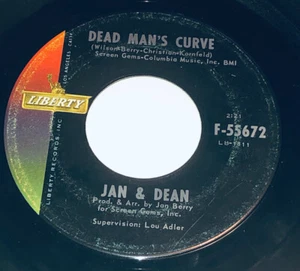 Jan & Dean Dead Man’s Curve & The New Girl In School 45 Rpm 7” 233B07 - Picture 1 of 4