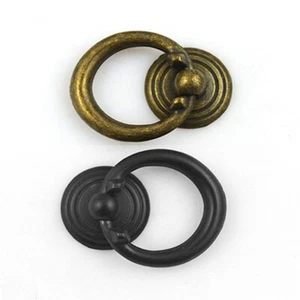 10 x Pull Handle Zinc Alloy Furniture Knobs with Screws For Jewelry Box Closet - Picture 1 of 12