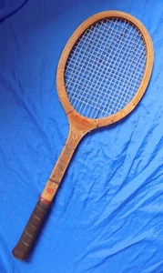 WILSON TOP NOTCH Model Tennis Racket Wooden w/ Head Press VTG - Picture 1 of 6