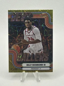 Billy Richmond 2024-25 Bowman University Best Ballers Yellow Lazer /75 Arkansas - Picture 1 of 2
