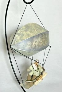 Vintage Heißluftballon Blimp Retro Stil Ornament Blech Stoff detailliert - Bild 1 von 5