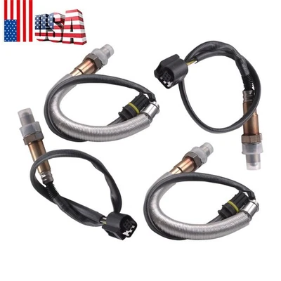 4X Oxygen Sensor Up+Downstream For BMW 550i 11-15 650i 750i Alpina B6 X5 X6 4.4L — 第 1/4 张图片