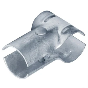 4 Pack End Rail Clamps, 2-3/8" x 2-3/8", Top Rail Tee Clamps for Chain Link F... - Bild 1 von 5