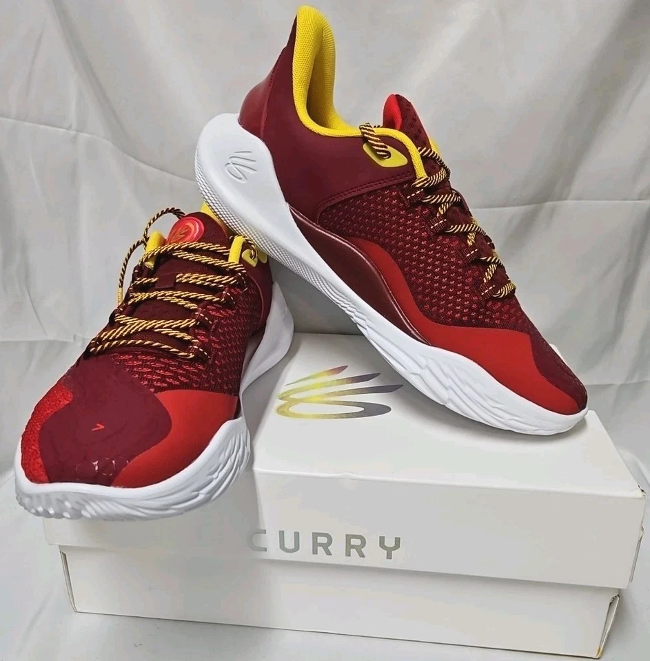 Tênis Under Armour Curry 11 Fire Bruce Lee Vermelho Masculino Tamanho 11 Novo Na Caixa - Imagem 1 de 1
