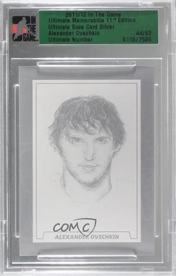 2011-12 ITG Ultimate Memorabilia 11th Edition Silver 44/62 Alex Ovechkin - Image 1 of 3
