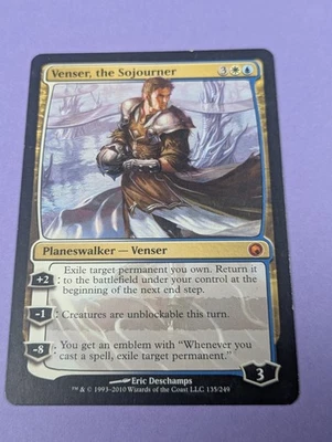 MTG Magic: Scars of Mirrodin: Venser, the Sojourner #135/249 Mythic - LP - Image 1 of 2