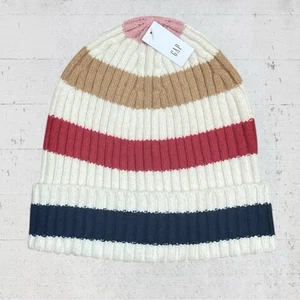 NUEVO CON ETIQUETAS GAP CashSoft Gorro a Rayas Acanalado Talla Única Preppy Acogedor Invierno Informal Sombrero - Imagen 1 de 7