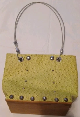 Cartera Industrial Hardwear by Renee Hecha a Mano en EE. UU. Verde Texturizada  Foto 1 de 4
