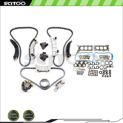 Timing Chain Kit Head Gasket Set Fits 2007-2009 Saturn Aura 3.6L - Image 1 of 4