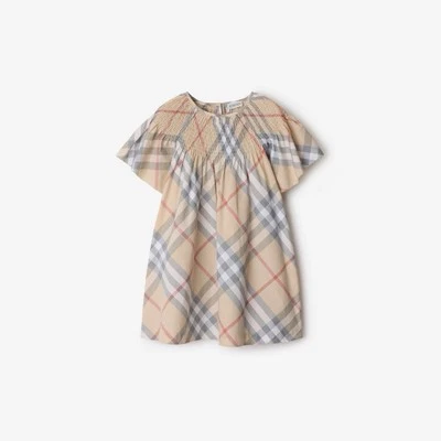 Nuevo con etiquetas Vestido Burberry Niños Cuadros Algodón Piedra Pálida Talla 8Y y 10 Y Foto 1 de 4