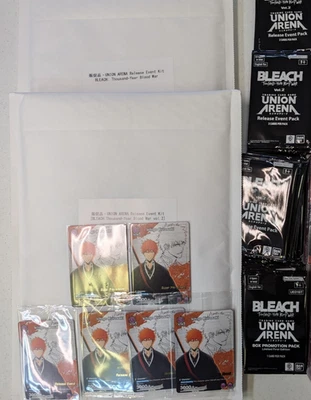 Union Arena Release kit Bleach: Thousand-Year Blood War Vol 1 & 2 +Superpre deck - Image 1 of 2