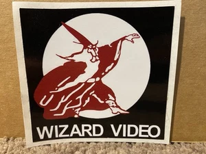 Zauberer Video Vinyl Aufkleber Horror 3" x 4" Kostenloser Versand! Retro 80er VHS Gore - Bild 1 von 1