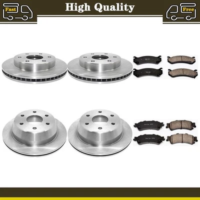 6xConjunto de pastilhas de freio rotores de disco compatível com Chevrolet Astro 4.3L - Imagem 1 de 4