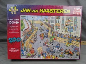 Jan van Haasteren The Soapbox Race Comic Puzzle 1000 Piece Complete Jumbo Sealed - Picture 1 of 3