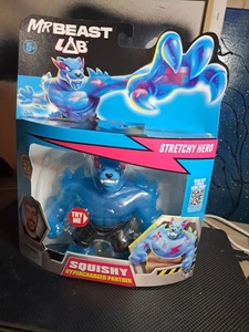 Mr Beast Lab Stretchy & Squishy Hero Hypercharged Panther Blue 5" Figur NEU - Bild 1 von 3