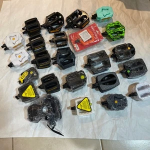 24 Pair New 1/2" Bicycle Pedals FP/Hli/FPD/HF/Yonghua/Royal Baby/ 1 pr clip - Picture 1 of 9