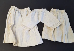 Antique Doll Slips and Bloomers Edwardian 1890s 3 Pieces 3484 - Picture 1 of 16