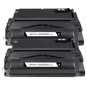 Cartucho de tóner negro 2 piezas para HP Q5942X para LaserJet 4200 serie 4300 - Imagen 1 de 2