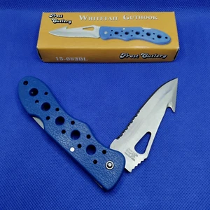 NEW Frost Cutlery WHITETAIL GUTHOOK Sharp Single Blade LockBack Pocketknife - Picture 1 of 4