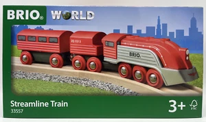Brio® World 33557 Streamline Train 3-teilig | Zubehör Holzeisenbahn ab 3 Jahren - Bild 1 von 3