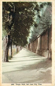 Postal Temple Walk Salt Lake Utah UT pm 1936 - Imagen 1 de 2