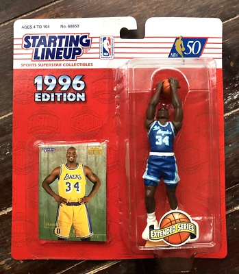 1996 Starting Lineup SHAQUILLE O'NEIL Extended Series Figure LA Lakers NEW - Image 1 of 3