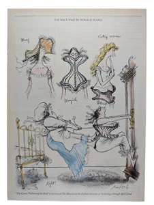 Corset Women's Clothing History Parody How To Wear 2000 New Yorker Ill 7.5x10.5" - Bild 1 von 1