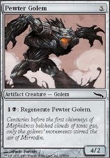 Mirrodin - Pewter Golem - Foil
