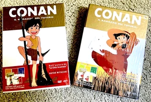Rare HAYAO MIYAZAKI Future Boy CONAN Limited Edition R2PAL DVD 2 boxsets & Books - Picture 1 of 12