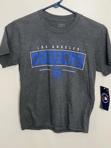 MLB GENUINE MERCHANDISE LOS ANGELES DODGERS YOUTH SMALL T SHIRT NWT - Picture 1 of 3