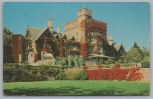 Victoria B.C. Canada, Hatley Castle, Royal Canadian Naval, Vintage Post Card - Picture 1 of 2