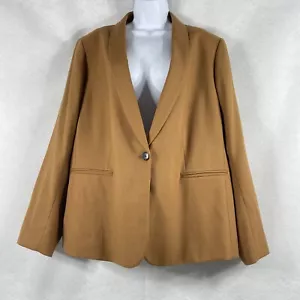 J. Crew Parke Jacket Women’s 24 Brown Blazer Wool Blend Long Sleeves New - Picture 1 of 12