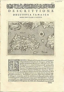 Antique maps, Iamaica [Porcacchi, 1576] - Picture 1 of 1