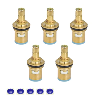 Wasserhahn Ventiloberteil 1/2 Zoll,  5 Stück Wasserhahn Einsatz Ventil, Ventilob - Bild 1 von 4