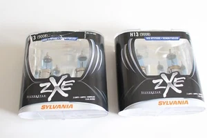 Sylvania Silverstar ZXE BLACK H13 Headlight 2 Sets 4 Bulbs Total OPEN BOX 3/1 - Picture 1 of 7