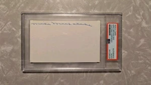Mike Michalske Signed Index Card - Picture 1 of 2