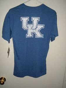 NCAA University of Kentucky Wildcats Adult Small Blue Colosseum T-Shirt - NWT - Picture 1 of 6