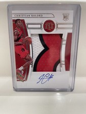 2022-23 National Treasures Christian Koloko True Rookie RC Patch Auto 40/99 Raps