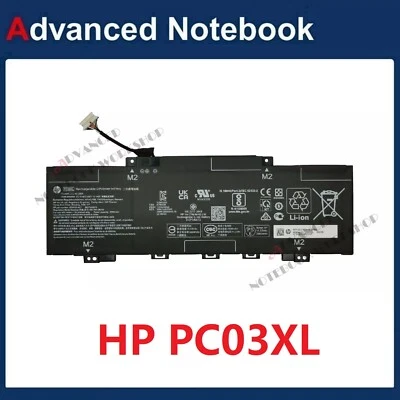 Genuine PC03XL Battery For HP Pavilion x360 14 Convertible 14-dy 14m-dy - image 1 of 2