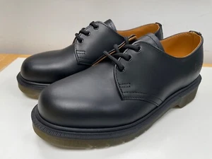 Dr. Martens Schuhe schwarz UK 4 8249 matt Leder Derby Industrial Haircell Cadet - Bild 1 von 11