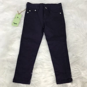 MJ COLLECTION Lila Denim Skinny Jeans Mädchen Kinder Größe 2 NEU Neu mit Etikett - Bild 1 von 6