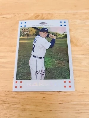 2007 Topps Chrome White Refractor /660 Mike Rabelo #307 Tigers Rookie $$$ - Image 1 of 2
