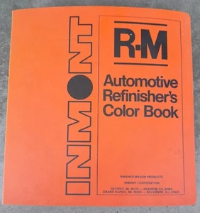 inmont R-M automotive refinishing color book 1966-1980 imports & more w/binder - Bild 1 von 14