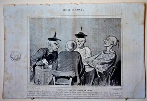 Original HONORE  DAUMIER lithograph, Charivari, 1840s, 14 3/4" x 10 1/4"   203 - Picture 1 of 1