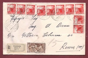 Democratica ultimi giorni dicembre 1952 storia postale mista con Italia a Lavoro - Picture 1 of 2